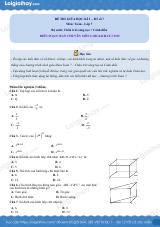 Đề thi giữa kì 1 Toán 7 - Đề số 7